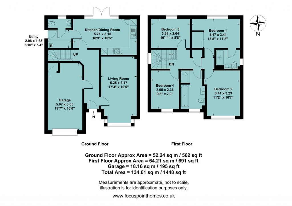 Floorplans For George Parish Road, Banbury
