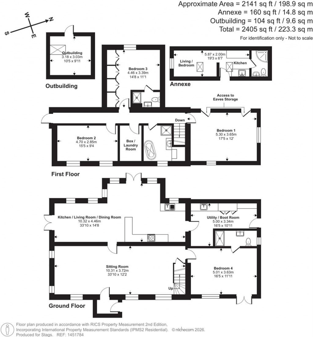 Floorplans For Redmoor, Lanlivery, Bodmin, Cornwall