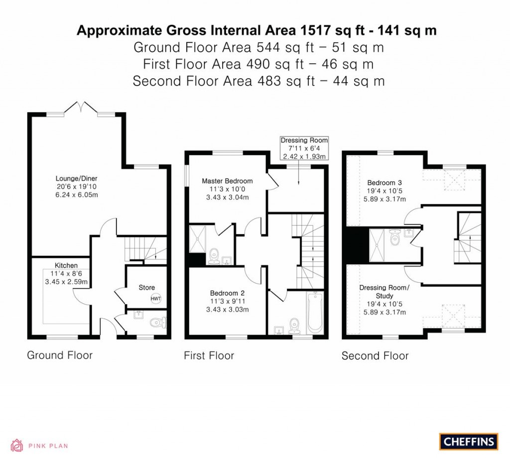 Floorplans For Kingsbridge Way, Kentford
