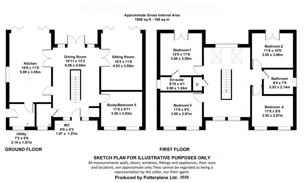 Floorplans For Blackwater, Isle of Wight