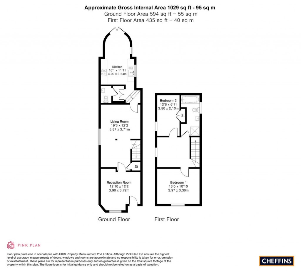 Floorplans For High Street, Linton