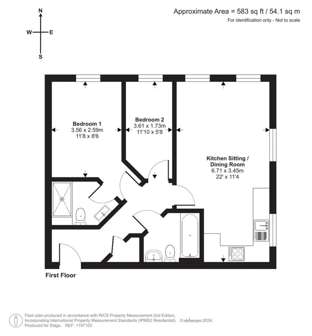 Floorplans For Saxon Road, Tavistock