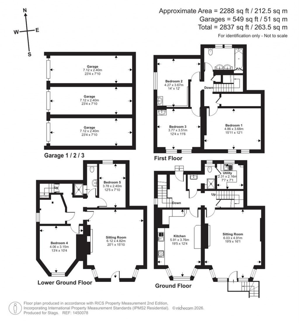 Floorplans For Northdown Road, Bideford