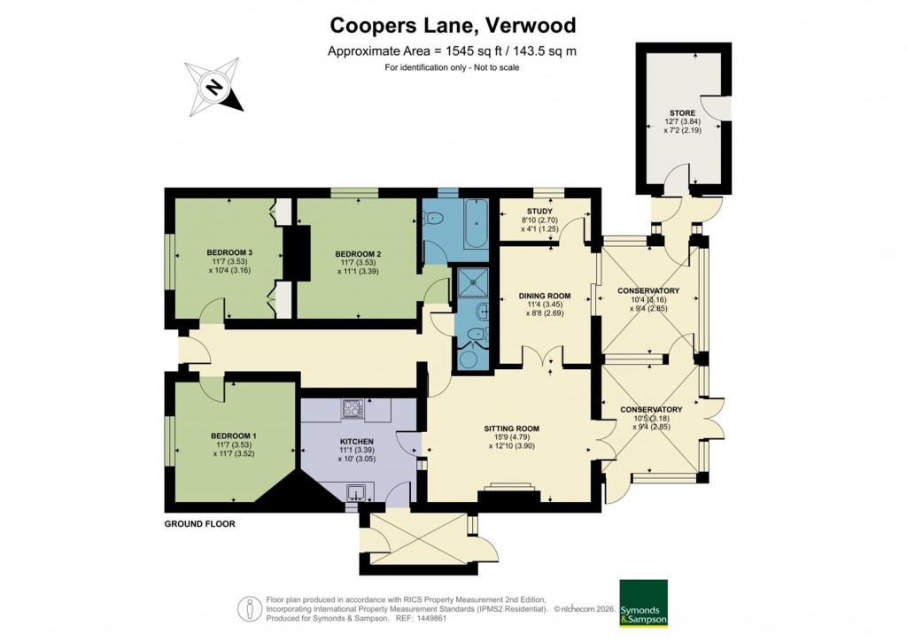 Floorplans For Coopers Lane, Verwood