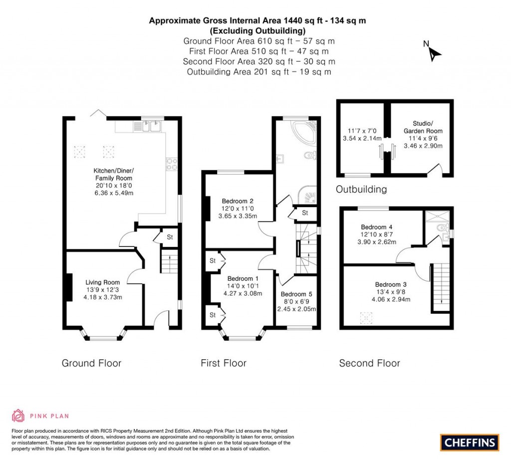 Floorplans For Cowper Road, Cambridge