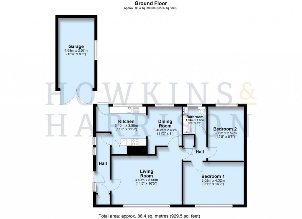 Floorplans For High Street, Packington, LE65