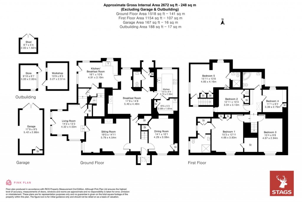 Floorplans For Mary Tavy, Tavistock