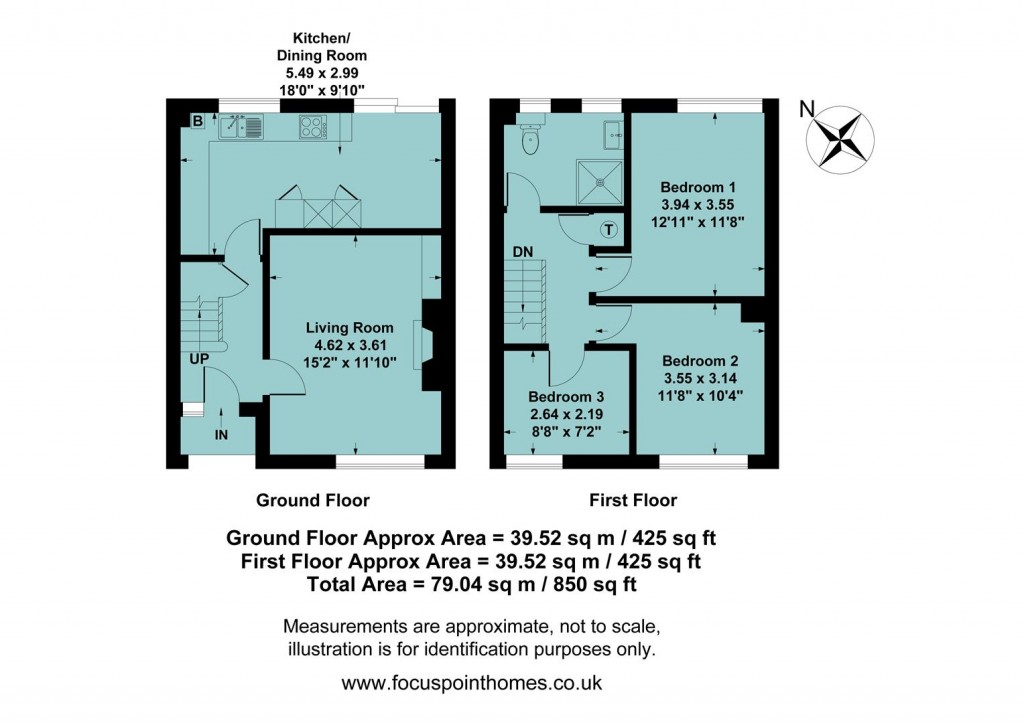 Floorplans For Goodrington Close, Banbury
