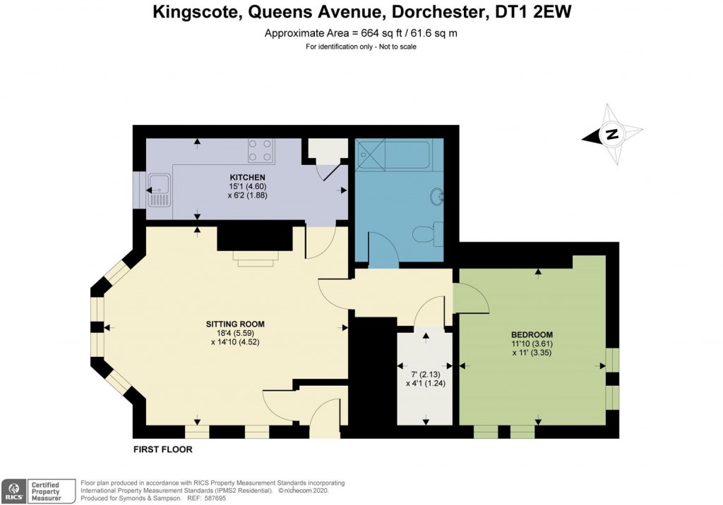Floorplans For Kingscote, Queens Avenue, Dorchester
