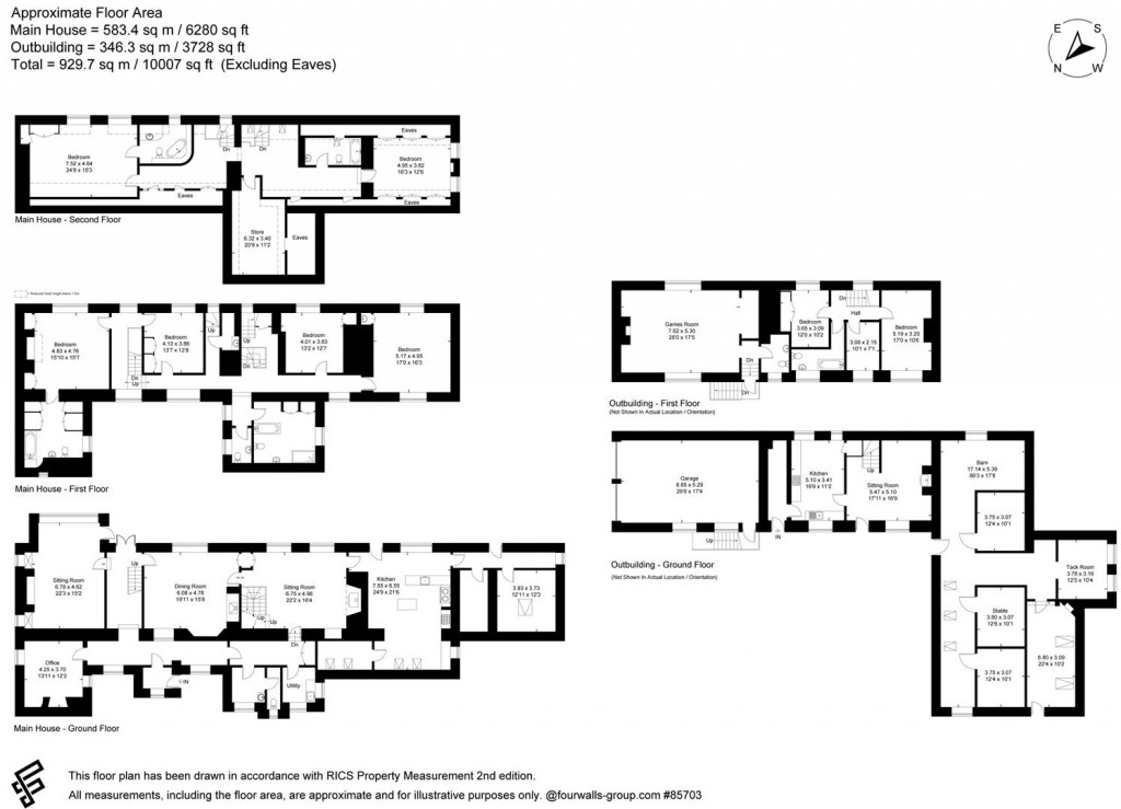 Floorplans For Quenington, Gloucestershire