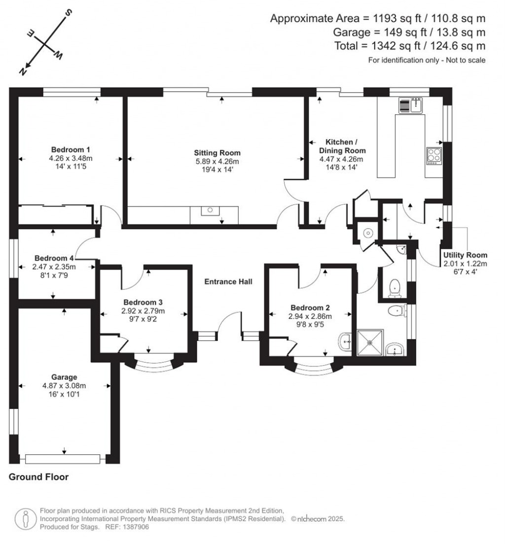 Floorplans For Porthcurno, Churchtown, St. Levan, Penzance
