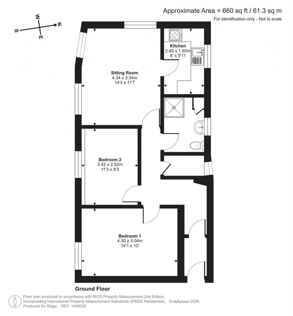 Floorplans For High Street, Dulverton
