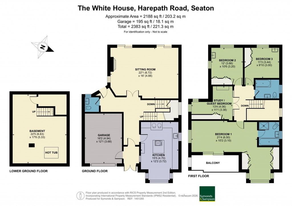 Floorplans For Harepath Road, Seaton