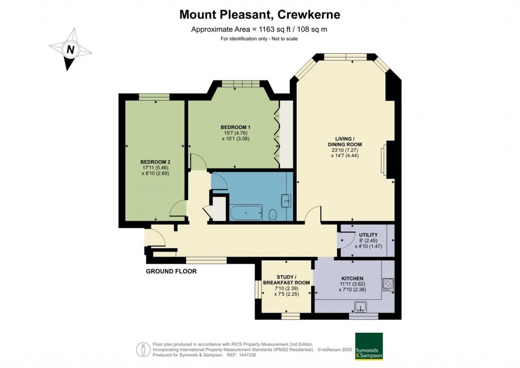 Floorplans For Mount Pleasant, Crewkerne