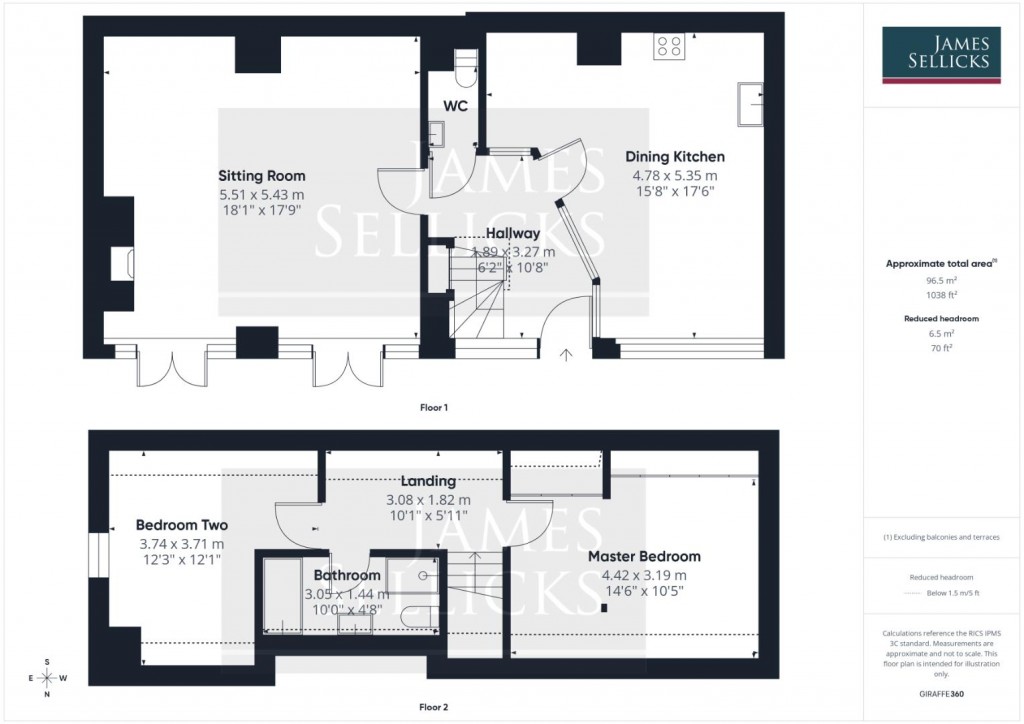 Floorplans For Badger's Barn, Burroughs Road, Ratby, Leicestershire