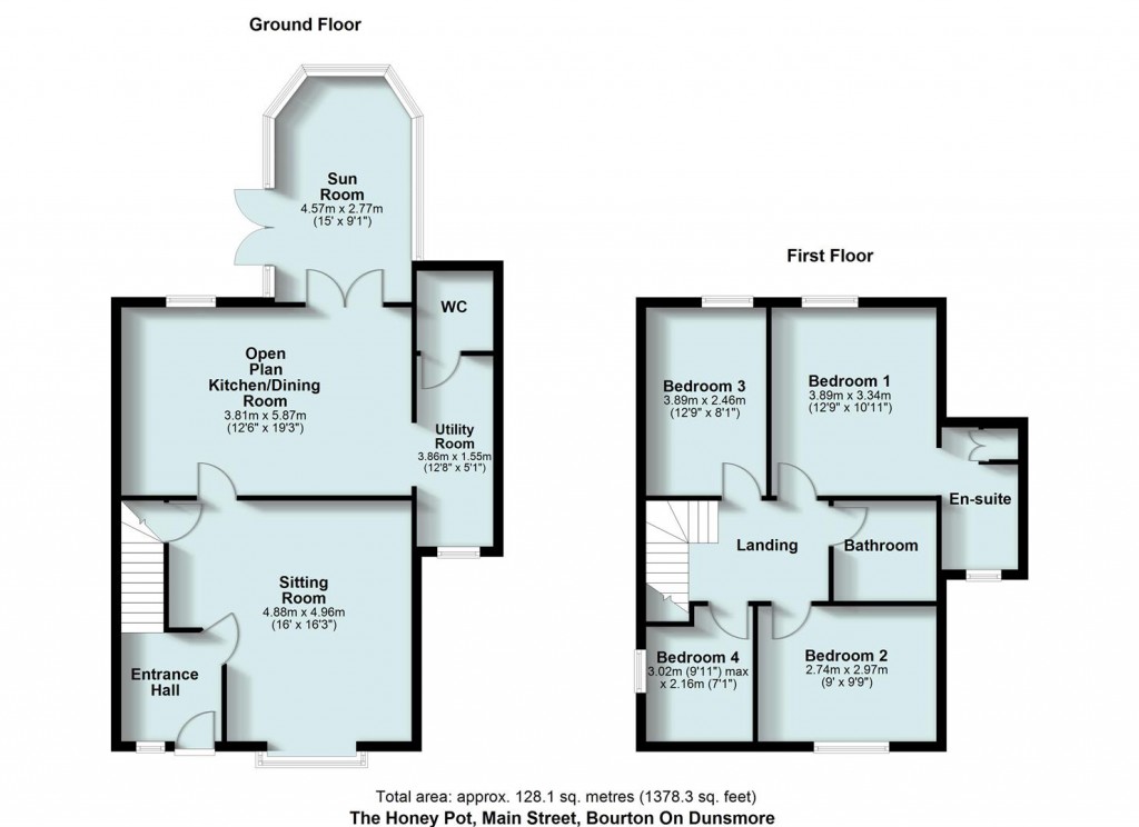 Floorplans For Main Street, Bourton, Rugby, CV23