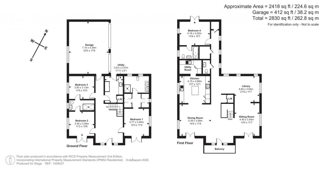 Floorplans For Old Lyme Road, Charmouth, Bridport