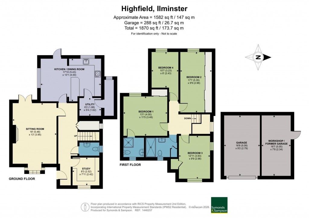 Floorplans For Highfield, Ilminster