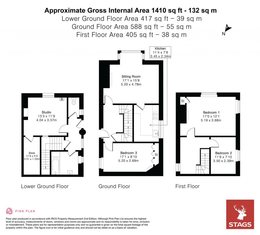 Floorplans For Venn Hill, Milton Abbot