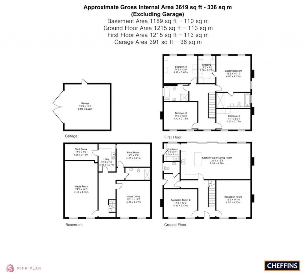 Floorplans For Trumpington Road, Cambridge
