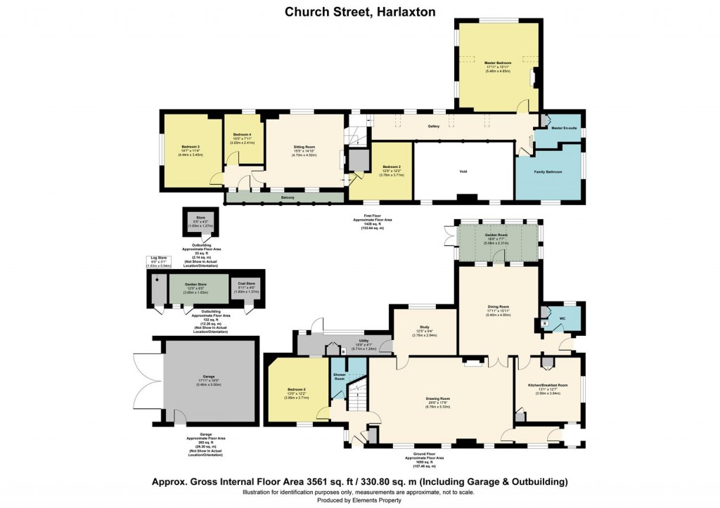 Floorplans For Church Street, Harlaxton, Grantham