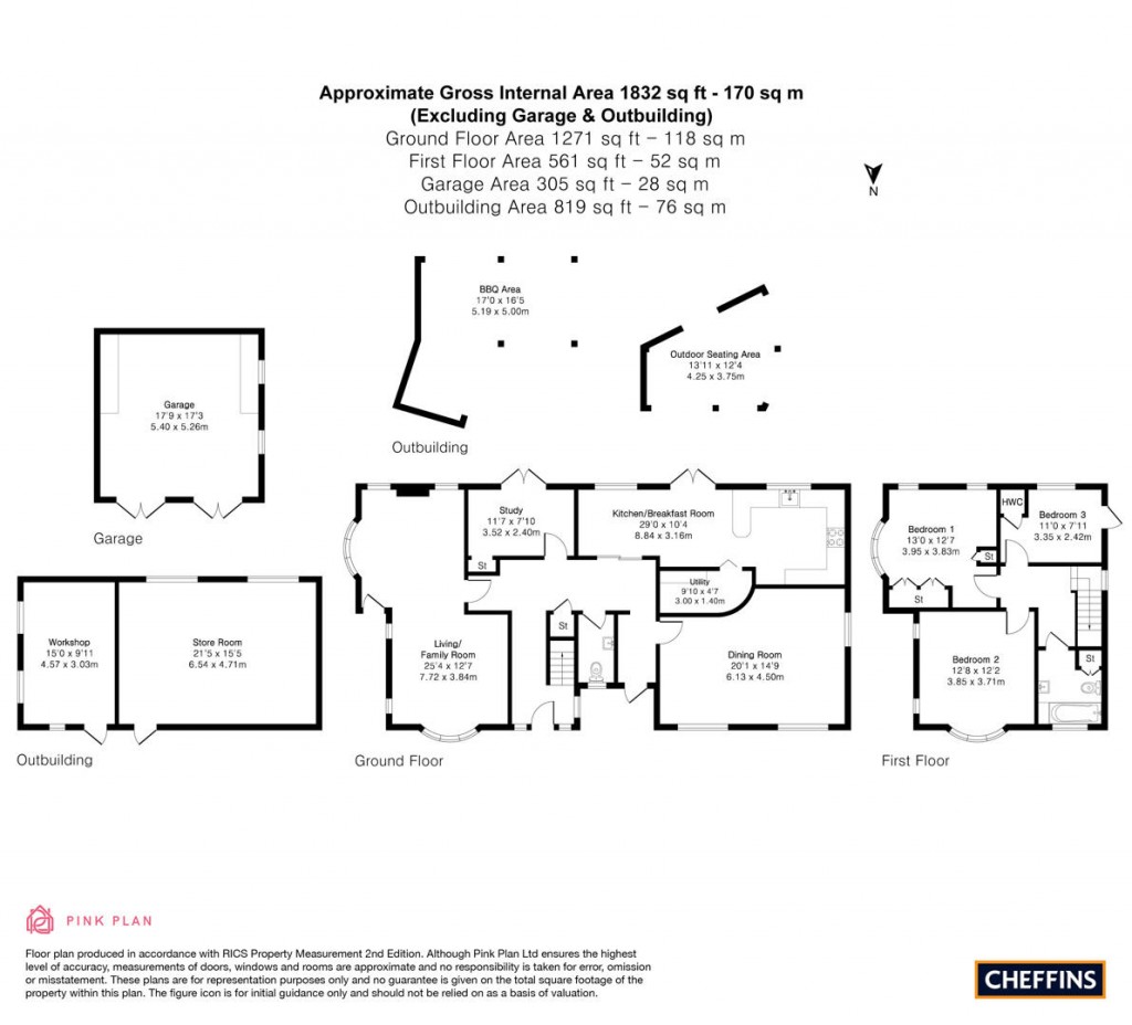 Floorplans For Fiveways, Barton Mills