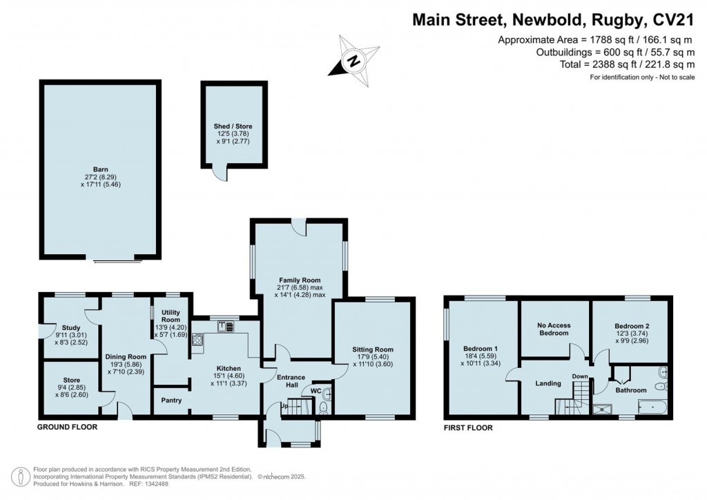 Floorplans For Main Street Newbold, Rugby CV21