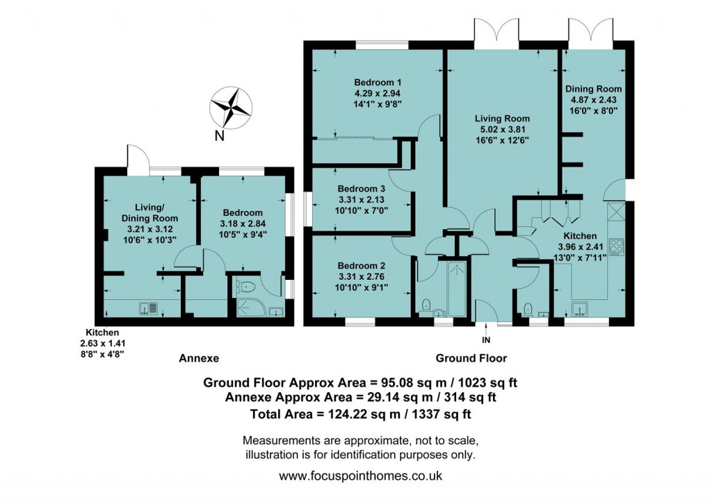 Floorplans For Buzzards Close, Little Bourton