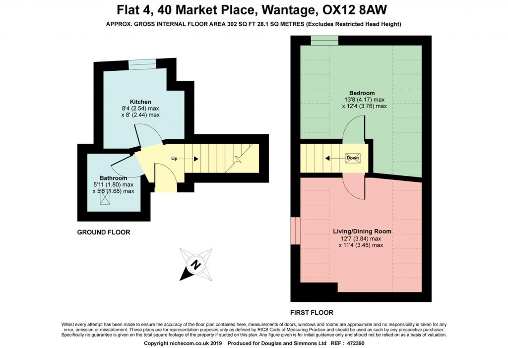 Floorplans For Market Place, Wantage, Oxfordshire OX12