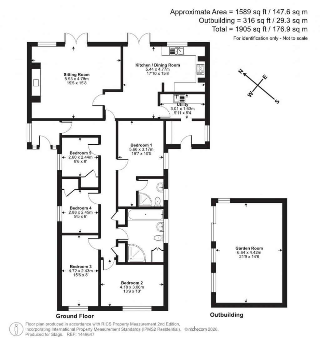 Floorplans For Glebelands, Puddington, Tiverton