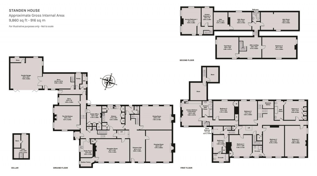 Floorplans For Blackwater, Isle of Wight