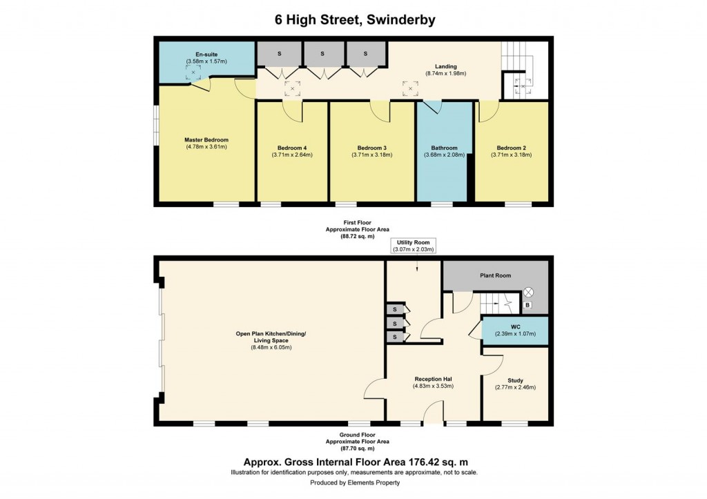 Floorplans For High Street, Swinderby