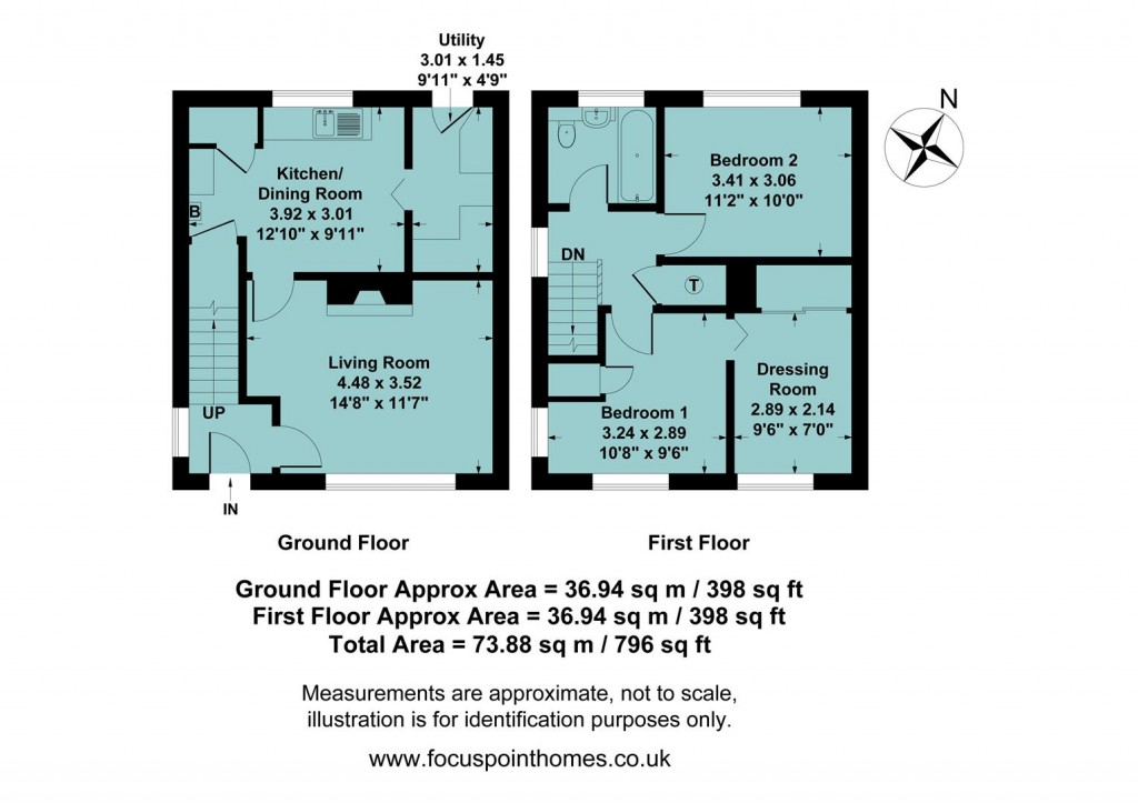 Floorplans For Hastings Road, Banbury