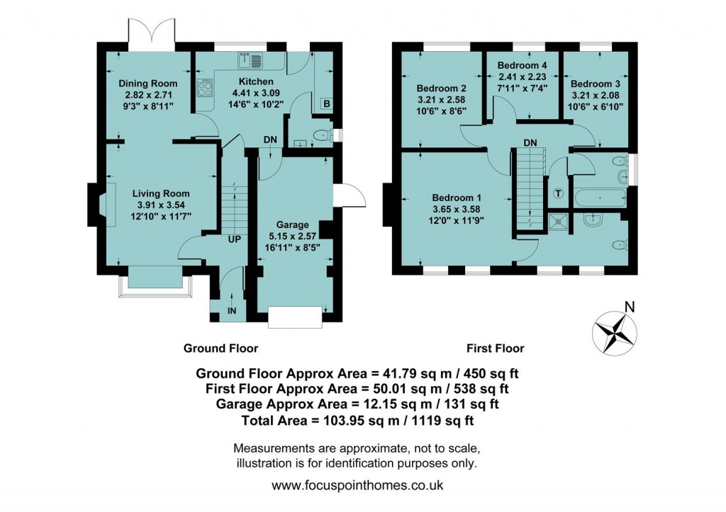 Floorplans For Winchester Close, Banbury - superb new kitchen