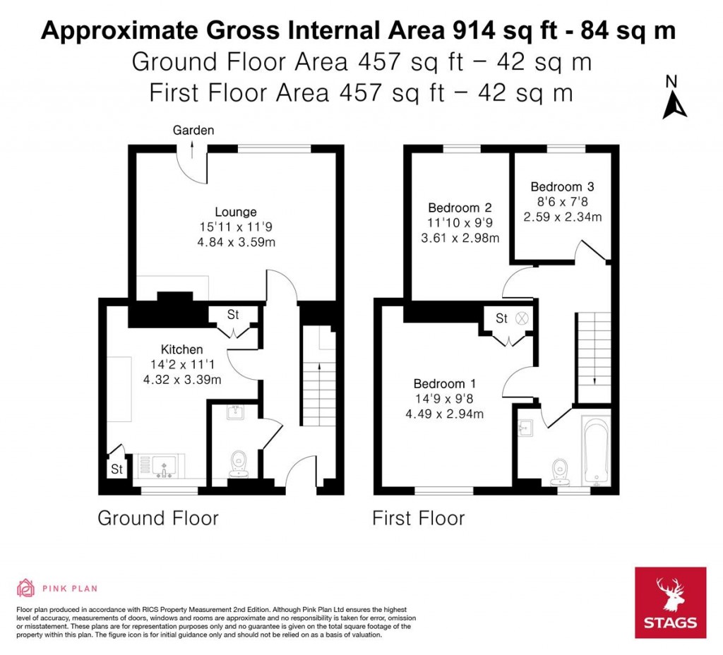 Floorplans For Bank Lane, Totnes
