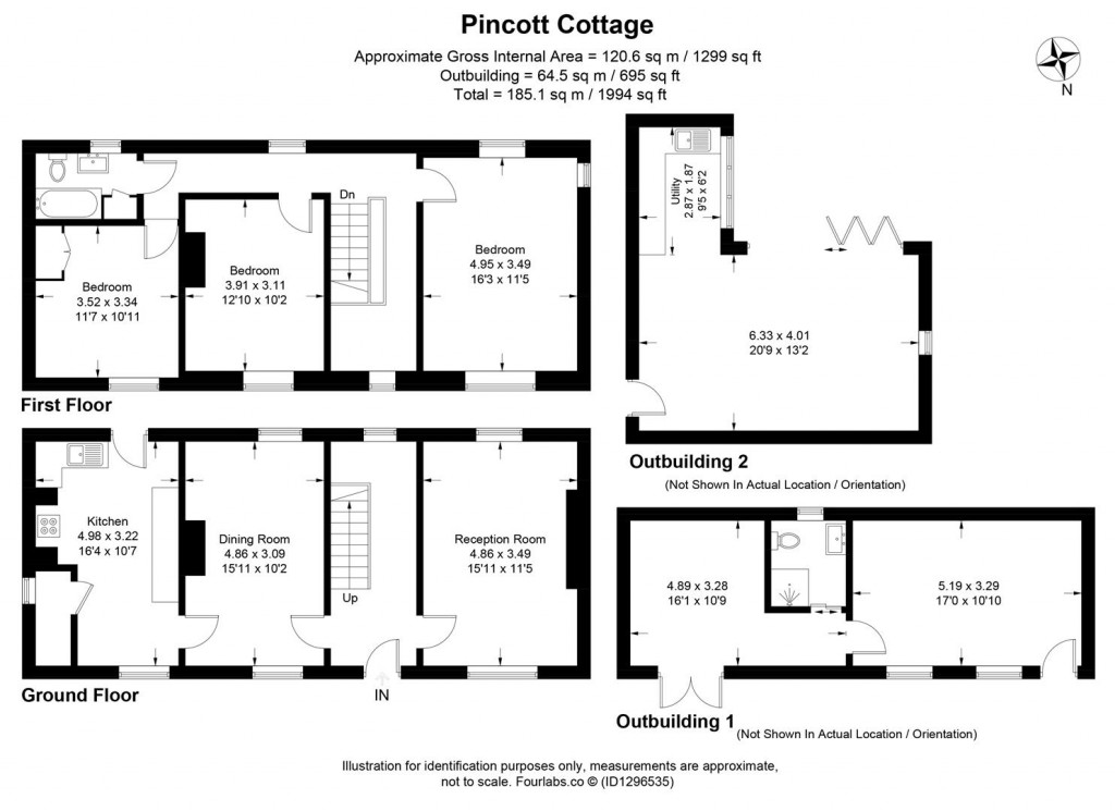 Floorplans For Pincott Lane, Pitchcombe