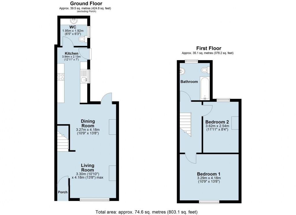 Floorplans For Sandhill Road, St James, Northampton, NN5