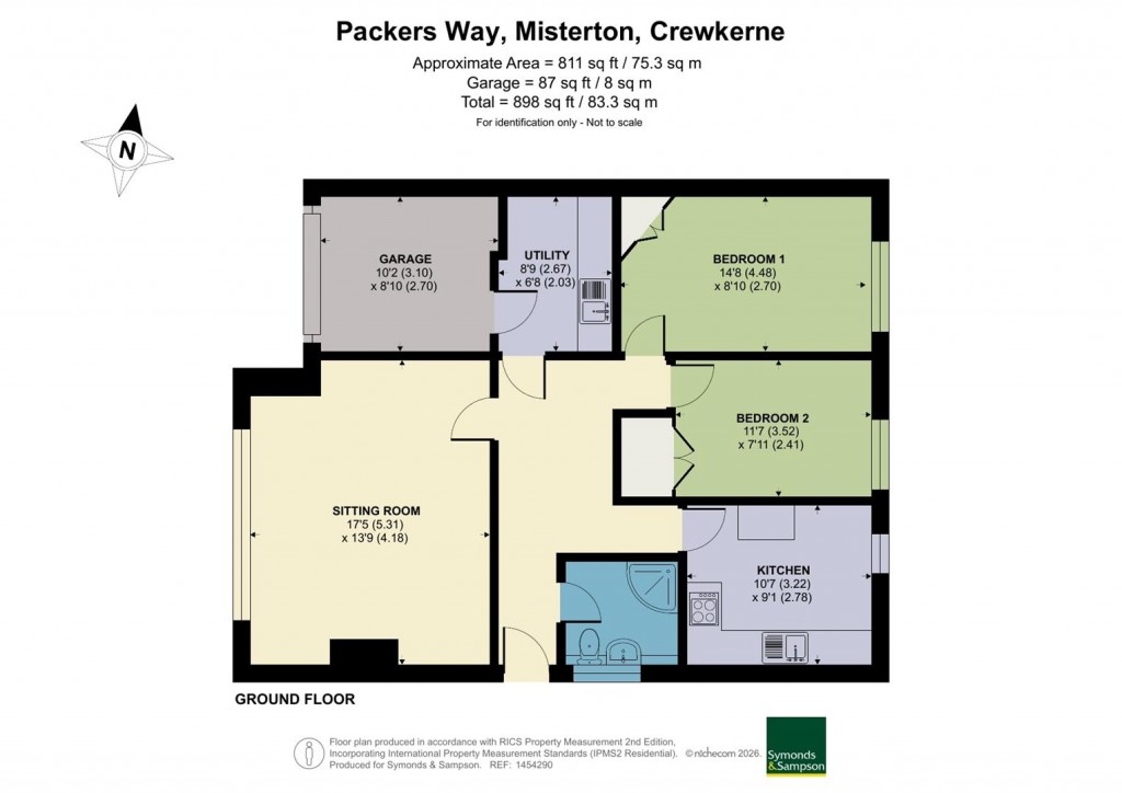 Floorplans For Packers Way, Misterton, Crewkerne