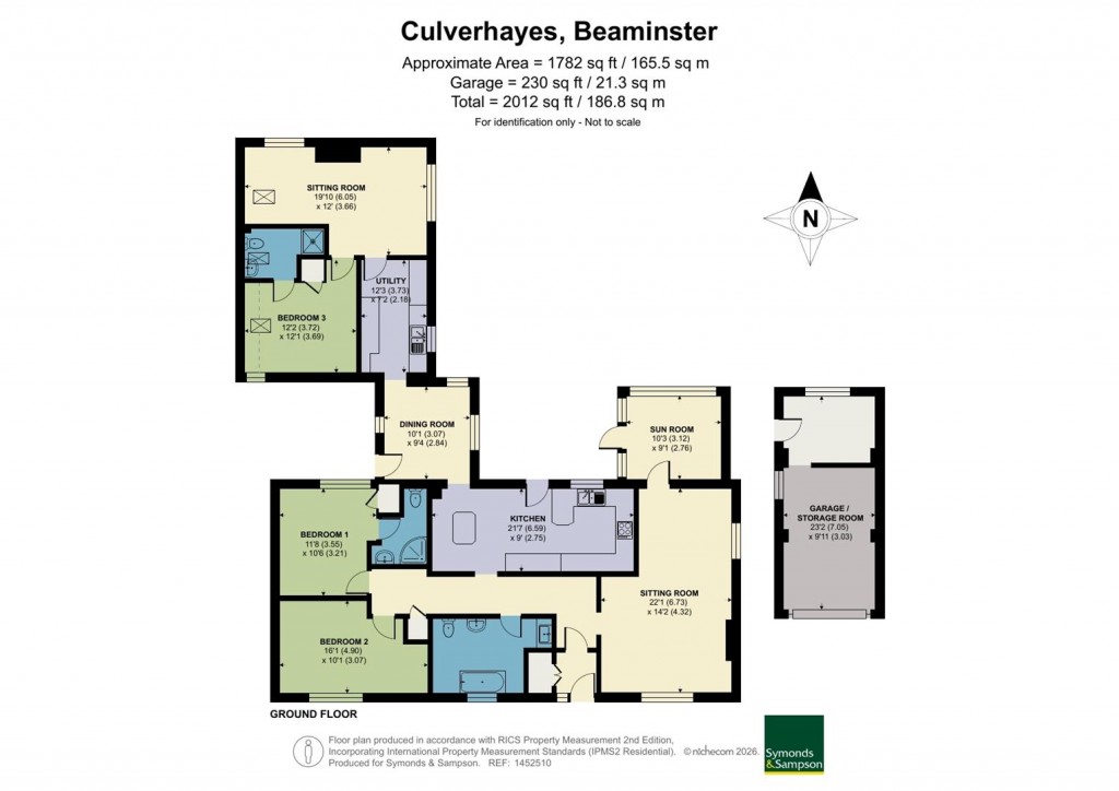 Floorplans For Culverhayes, Beaminster