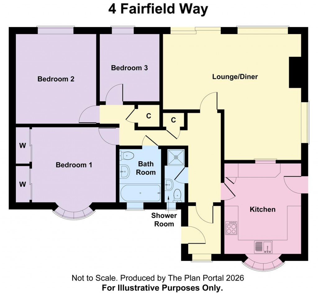 Floorplans For Totland Bay, Isle of Wight
