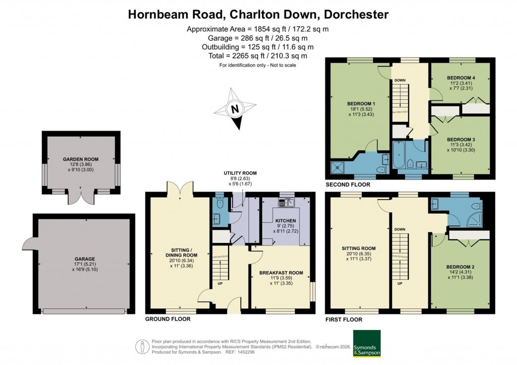 Floorplans For Hornbeam Road, Charlton Down, Dorchester