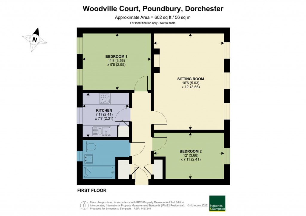 Floorplans For Woodville Court, Poundbury, Dorchester