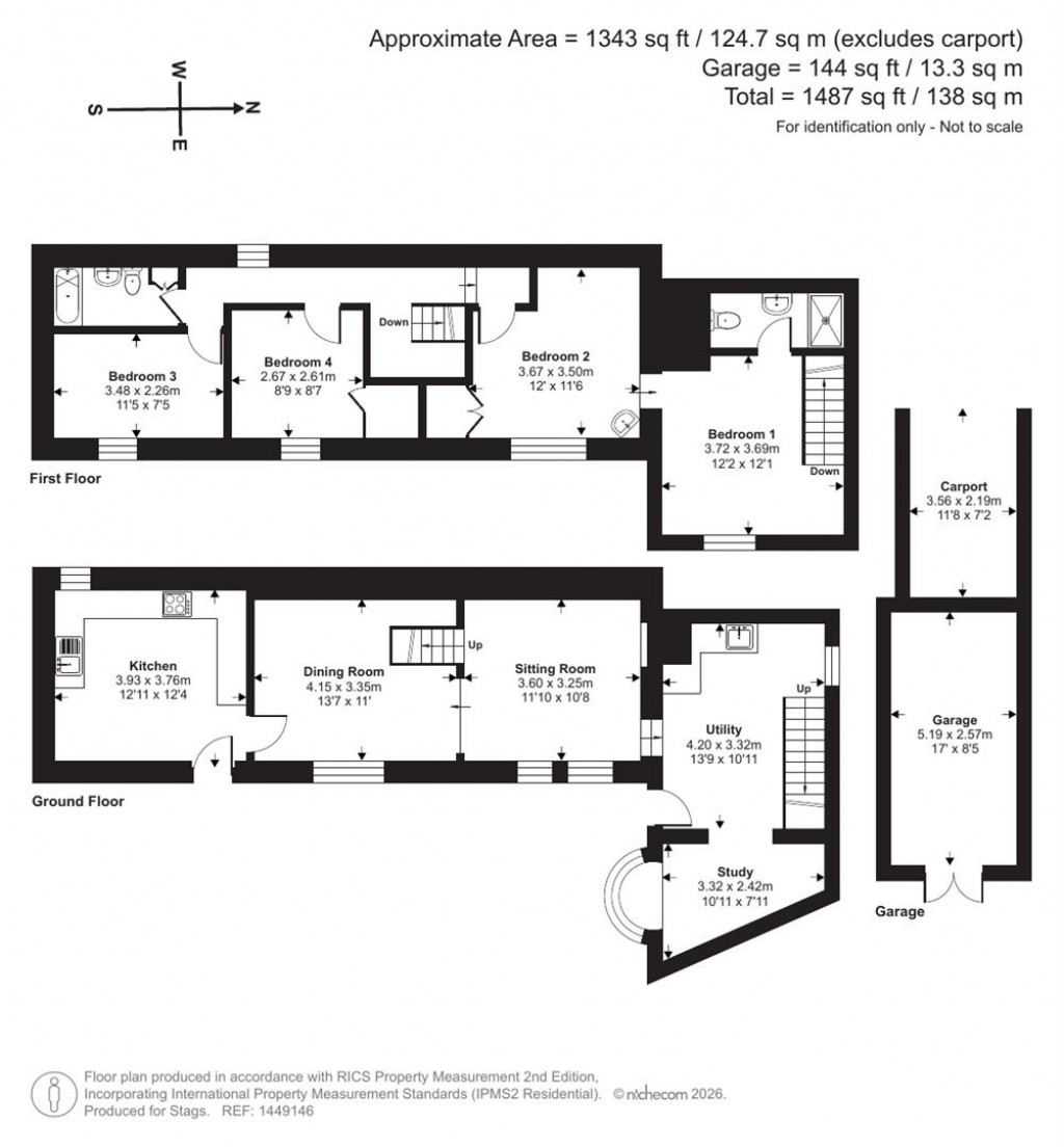 Floorplans For Lanhainsworth, St. Columb