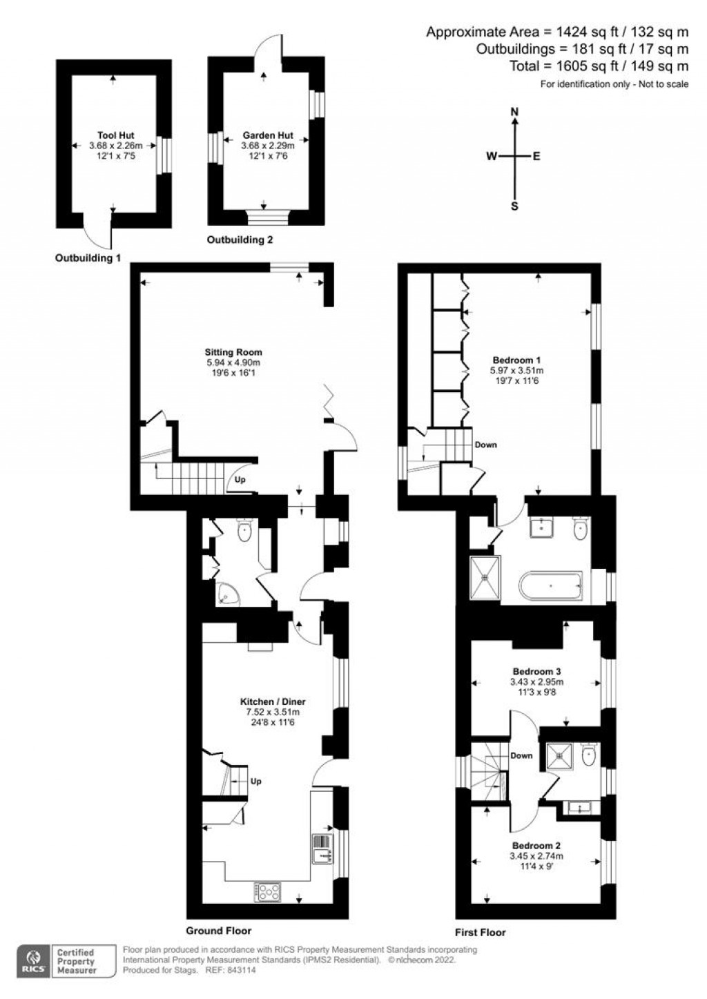 Floorplans For Washaway, Bodmin