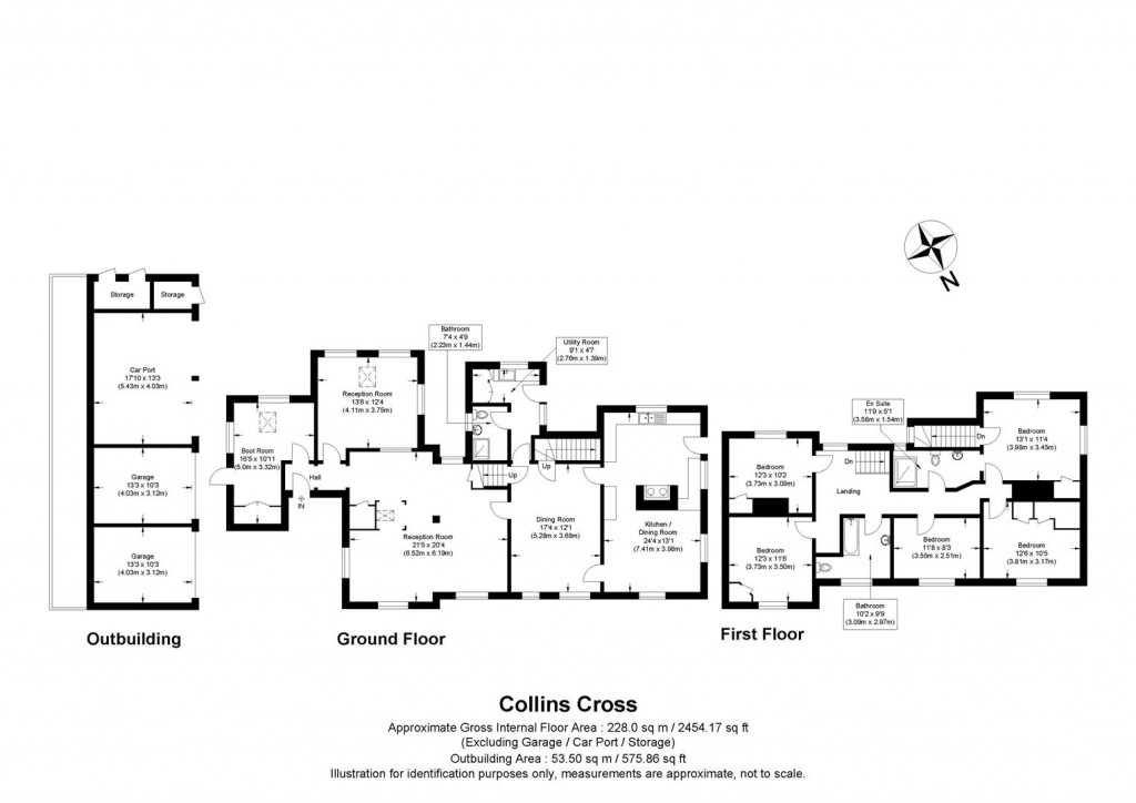 Floorplans For Tindon End, Great Sampford, Saffron Walden