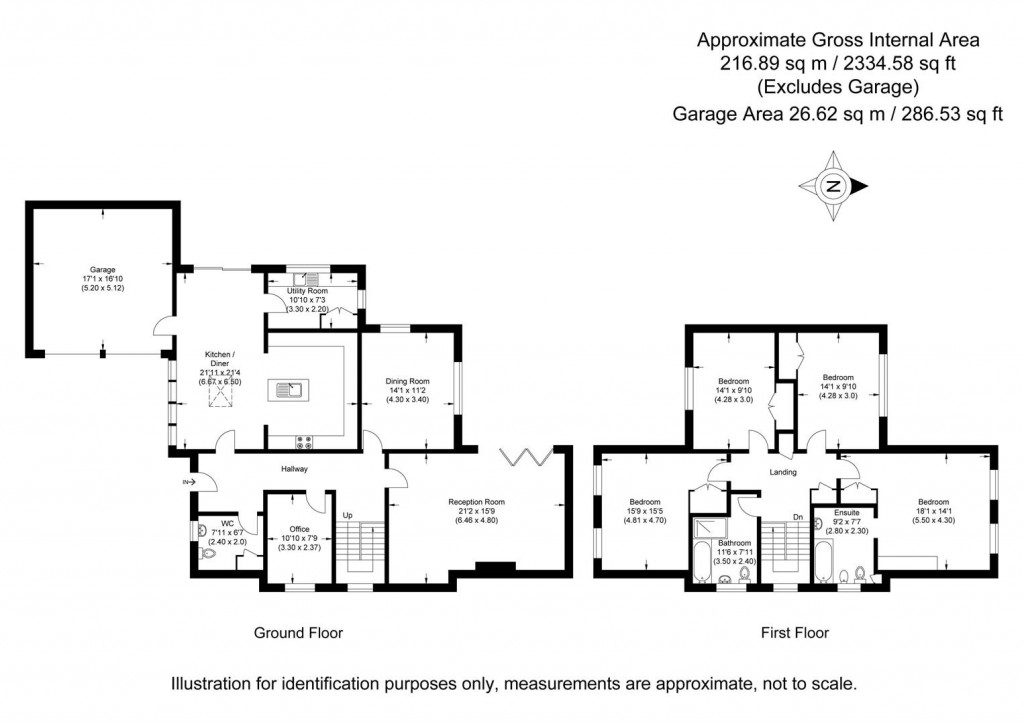 Floorplans For Eastgate, Great Chesterford, Saffron Walden