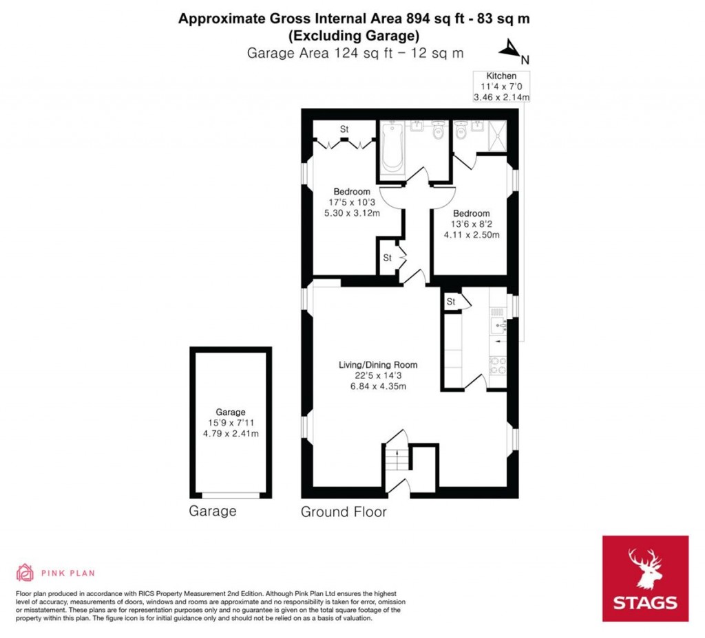 Floorplans For Pentewan, St Austell, Cornwall