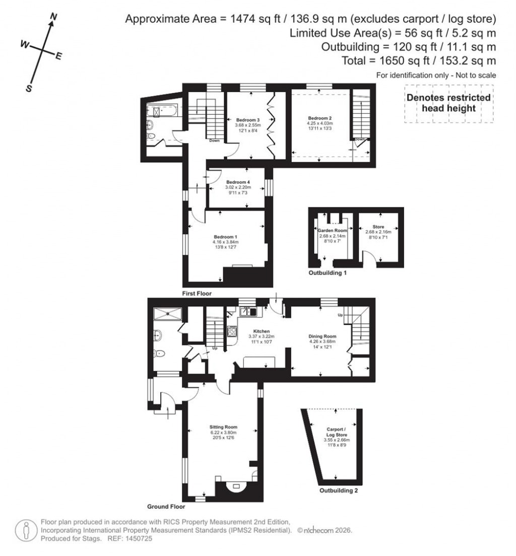Floorplans For Bishops Tawton, Barnstaple