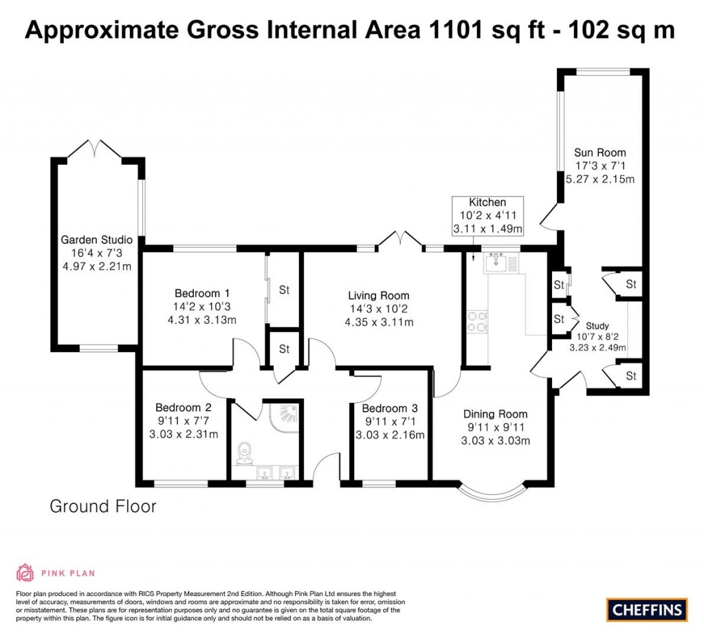Floorplans For Malin Close, Haverhill