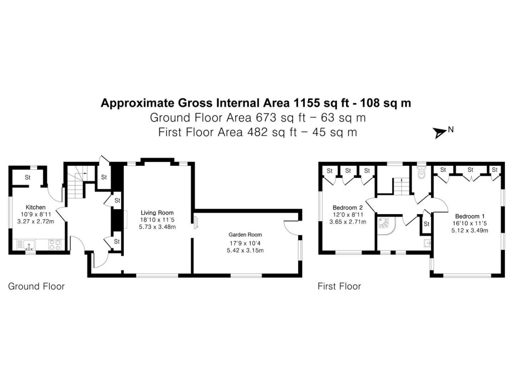 Floorplans For Sherlock Road, Cambridge